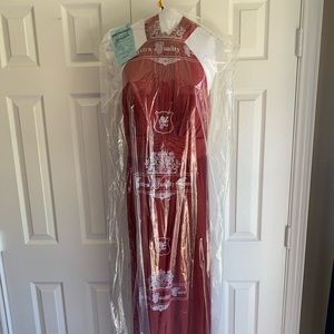 Rust orange bridesmaid dress